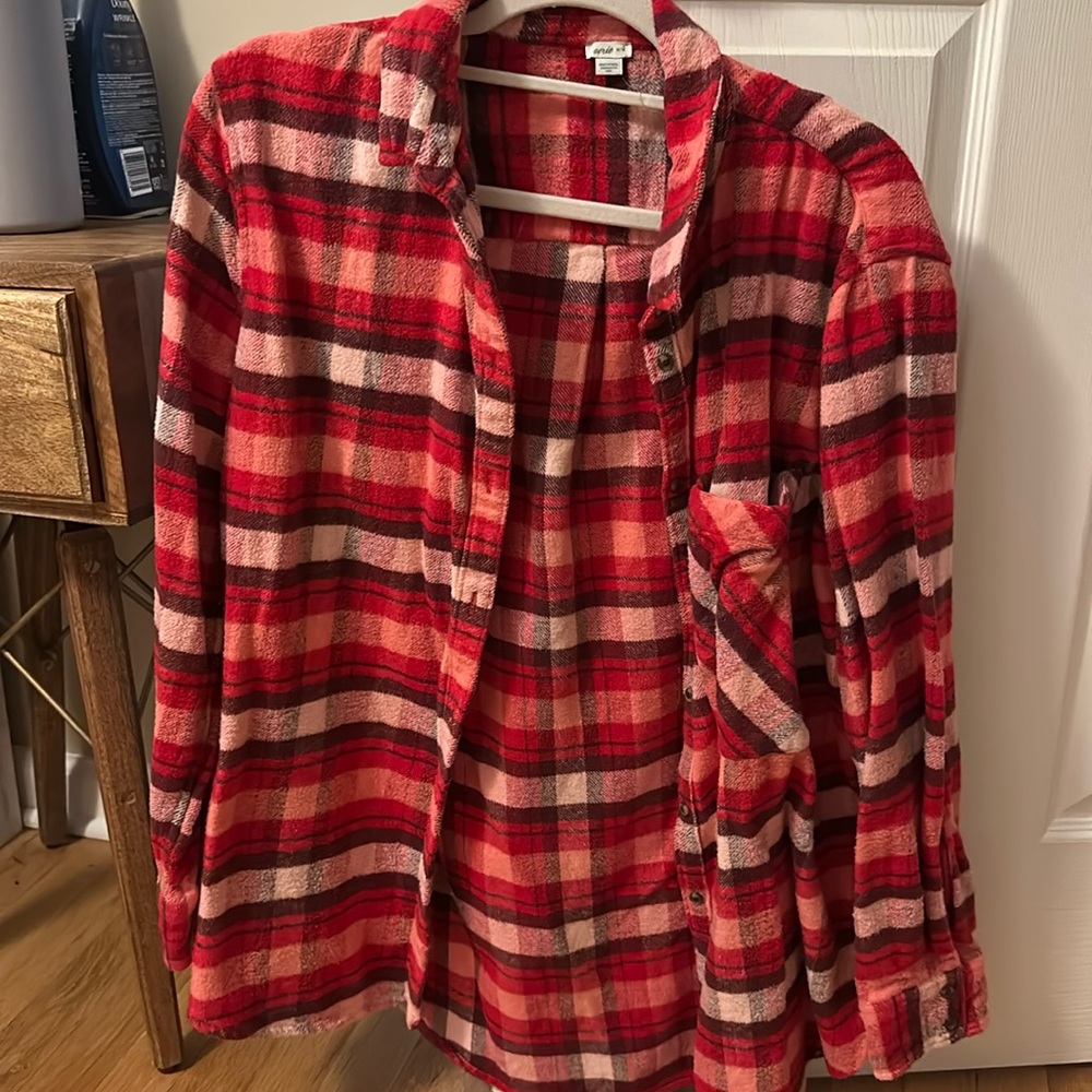 NWOT Aerie Fleece Flannel